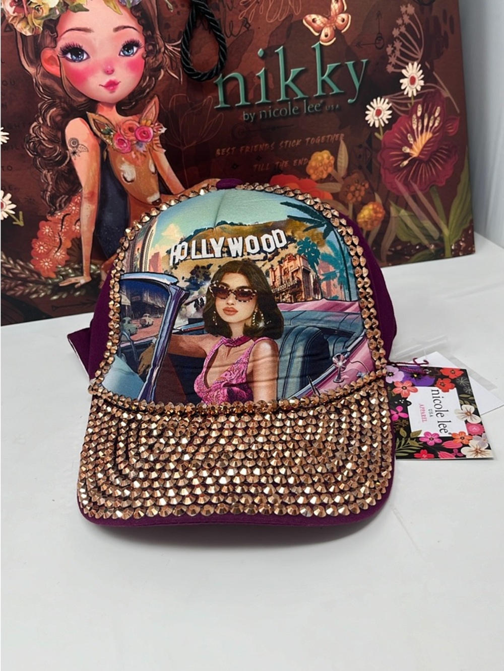 Hat Cap  with rhinestone NWT